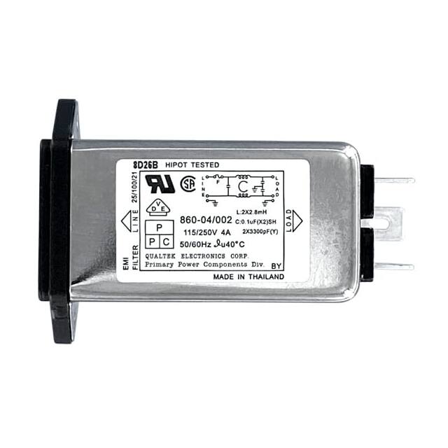 860-04/002 Qualtek  Power Entry Modules (PEM)